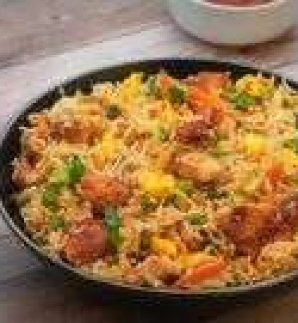 Chicken Garlic Fried Rice