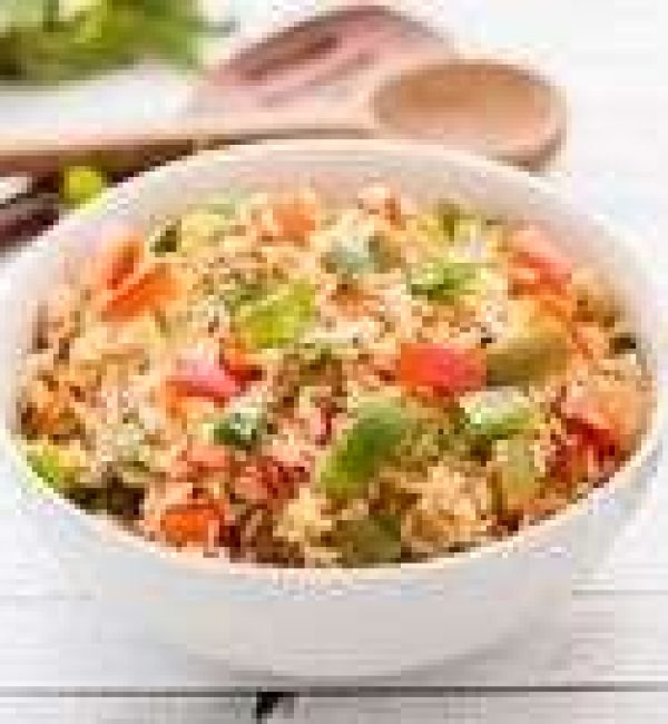 Chicken Bell Pepper Fried Rice