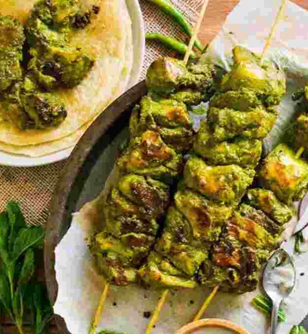 Chicken Green Tikka [8 Pieces]