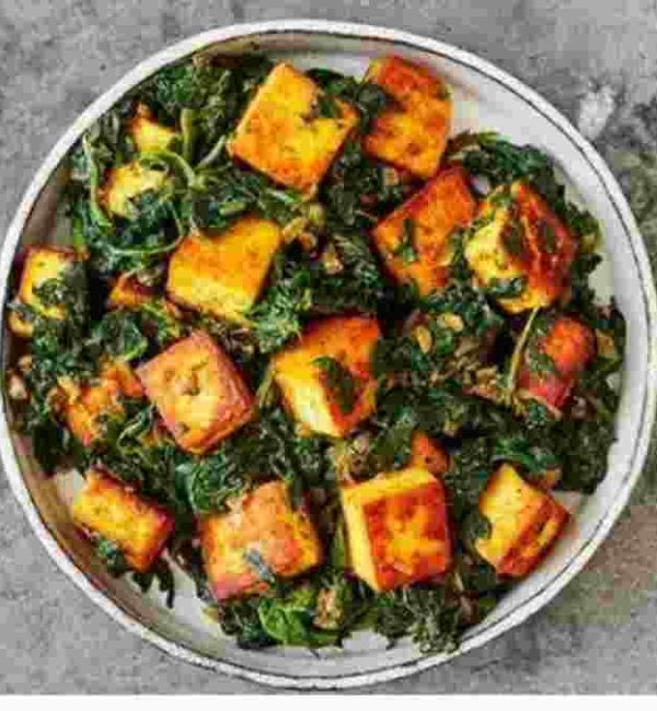 Crispy Spinach Paneer